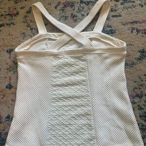 Anthropologie Deletta Gavi Halter Textured Cross-back Tank Top - Small